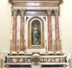 Altare di Maria Santissima Immacolata posta all'interno della chiesa matrice di San Nicola